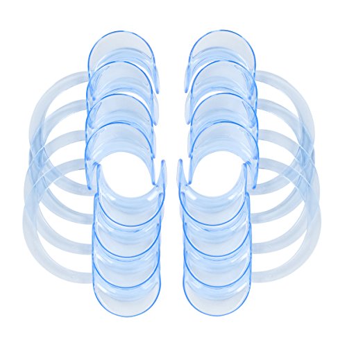 15pcs Cusfull Wangenhalter Mundwinkelhalter, Dental C-Form Mundöffner Wange Retraktor für Zahn Whitening Zahnaufhellung Zahnmedizin Zahnschützer - 3