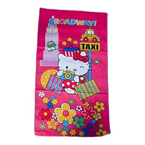 Dream Shades 24x7 Printed Cotton Fabric Bath Towel for Kids Boy/Girls (Design 1)
