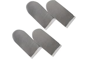 CWED Game Finger Sleeve Sets,4 Pcs Touch Screen Daumenhülle mit Leichter&Atmungsaktiver Professioneller Spielfingerabdeckung mit Rutschfester&Schweißfester Oberfläche Hohe Empfindlichkeit