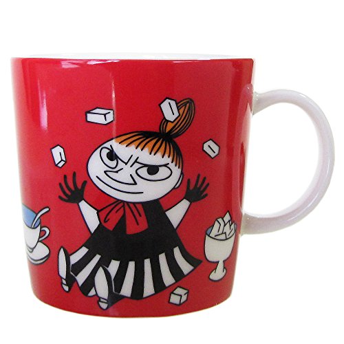 Arabia Iittala Mumin Moomin Tasse mit Henkel Henkelbecher 300ml - Little My / red