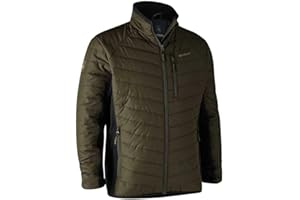Deerhunter Moor Padded Jacket with softshell Adventure Green XXXXX-Large Green - Hunting jacket insulated weatherproof for Men