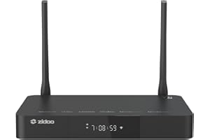 zidoo Z9X 8K - 8K HDR Media Player, Android 11 OS, Amlogic S928X-K Processor 6G + 64G, VPU Video Engine & VS10 Image Engine, 4K Ultra HD Blu-ray, BDMV/ISO, for Video and Audio Playback