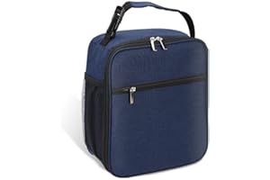 MEDIFIER Lunchbag Insulated Waterproof Portable Picnic Insulated Food Storage Box Tote Lunch Bag Cooler Bag for Family Camping Beach BBQ Fishing