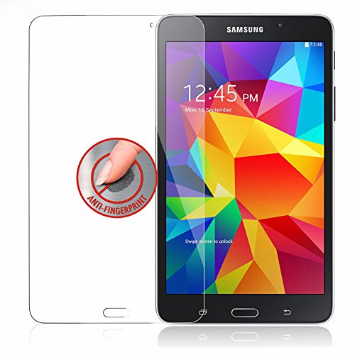 Cadorabo – Gehärtetem (Tempered) Glas Panzerglas Schutzfolie Displayschutzfolie für Samsung Galaxy Tab 4 (7 Zoll) Display Schutzglas 0,3mm abgerundete Kanten – HOCH-TRANSPARENT - 4