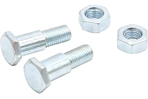 sourcing map 2Pcs 10mm Rosca Pata de Cabra Lateral Hex Cabeza Tornillo Tuerca para CG125 WY125 Moto