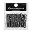 American Dream Straight Hair Pins, Black 2.5-inch/ 6.35 cm - Pack of 100