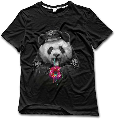 Panda Police Men's Loose Fit T-shirt (Distressed Style Print)