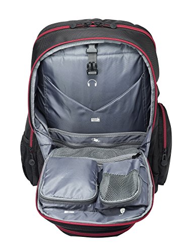 ASUS ROG XRanger Rucksack  bis zu 17 Zoll  Gepolstert  Ergonomische Schultergurte  Schwarz Grau
