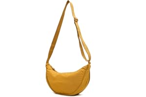 DWDC shoulder bag,crossbody bag women messenger bag hobo bag adjustable shoulder women nylon crescent bag great for shopping work as well as daily use and gift giving