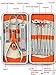 Belle 13 in 1 Professional Nail Care Personal Manicure & Pedicure Set,for Thick Hard Nails, onychomycosis, ingrown Nail, paronychia,Orange,Ship from UK