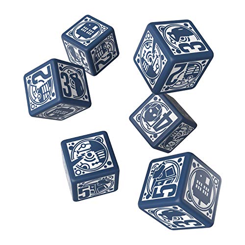 Q Workshop Doctor Who RPG Dice Set 6 x D6 Deluxe