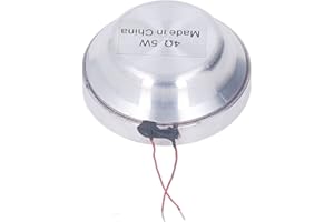 NAROOTE Altoparlante con Vibrazione dei Bassi, Altoparlante a Risonanza Magnetica Interna con Buona stabilità, Diametro 35 Mm, Collegamento Facile, Diaframma Non in Carta per Telefono e