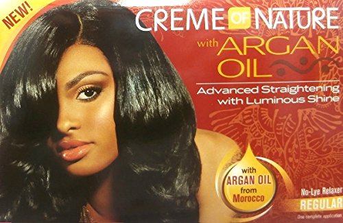 Relaxer/smoothing cream of nature with argan oil relaxer regular