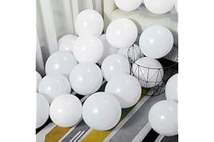 Yiran White Balloons - 30 Pack Latex 5 Inch Small Pastel Balloon Romantic Balloon, Decorations for Surprise Birthday Parties, Weddings, Baby Shower, Valentines, Anniversaries & Celebrations