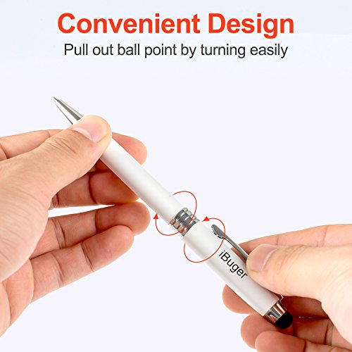 Touchstift fÃ¼r Smartphone,iBuger Eingabestift Touchpen Stylus mit kugelschreiber fÃ¼r Iphone 8 7 7s 6 6s 5 6s 4 4s plus, Ipad 5 4 3 Pro Mini Air, Samsung Galaxy Mate, Huawei Lite P10 P9 P8 P7 und alle Tablets Smartphones