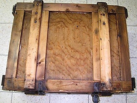 Shabby Chic Vintage Holzkiste Weinkiste Wohnen Kiste Tisch Couchtisch Bar Deko - 5