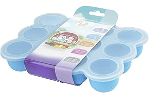 chuckle - XL 12 X 75 ml Boîtes De Conservation Pour Aliments Pour Bébés Avec Couvercle - Silicone De Qualité Alimentaire - Aliments Pour Bébés Faits Maison, Légumes, Glaçons, Purées De Fruits