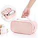 Produktbild Qwer Bh Unterwäsche Zulassung Pauschalreise Kleidung Tasche Socken die Zulassung der Patronenabdeckung Stoffen Portable Travel Cosmetic Bag, Pink
