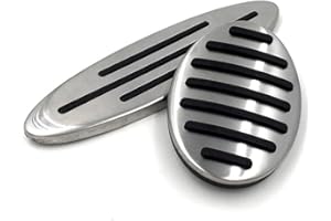 YGSG Pedalabdeckungen Bremspedal Pedalkappen Gaspedal Kit FüR MINI F54 F55 F56 F57 F60 R56 R60 Edelstahl FußPedal Bremse Beschleuniger FußStüTze Abdeckung Rutschfest Auto ZubehöR