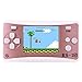 Price comparison product image ZHISHAN Portable Handheld Game Console Gaming Player Birthday Gift for Kids Built in 168 Classic Retro Games (Rose Gold)