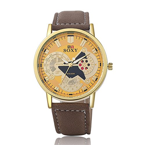 Liyongdong Men'S Non-Mechanical Round Dial Matte Strap Quartz Watch , Black