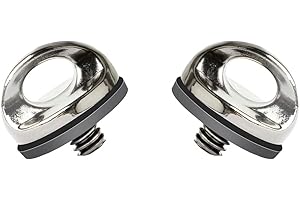 ZTOWOTO 2Pcs 1/4" vis de sangle de caméra, vis de fixation rapide pour sangles de caméra, trépieds de caméra, bâtons de selfie, supports de caméra d'action et appareils photo reflex (Screws-1)