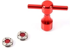 ANTILOG Outil clé de Poids Putter, 2pcs 25-40g Rouge Golf Poids de Putter + clé de clé de Golf pour putters(30G)