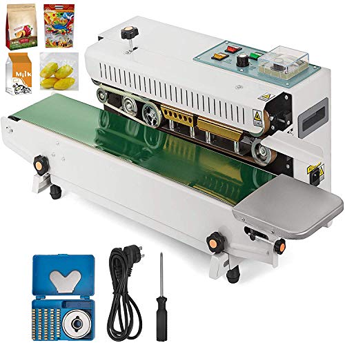 HUKOER Soudeuse en continu de sachets plastiques FR-900 Conditionneuse automatique de film