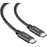 LivX Solid 100W 5A Type C to Type C iPhone 15 Pro Max Plus Hızlı Şarj ve Data Kablosu Halat &Ouml;rg&uuml;l&uuml; Space Gray (50 Cm)