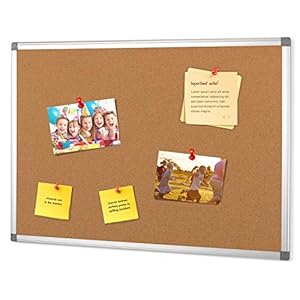 Swansea Big Cork Boards Home Pin Boards Office Notice Board A1 Display Boards with Fixing Kit 90x60cm