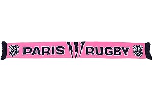 Stade Français Paris - Echarpe double Jacquard - Mixte - Multicolore (Rose/Marine) - Taille Unique
