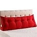 Produktbild ZWL Bedside Sofa Kissen Lendenwirbel Kissen Soft Case Taille Pad Rückenlehne Bett Stoff Kissen Core Waschbare Taille Kissen schützen den Hals Fashion. z ( Farbe : #4 , größe : 150*22*50CM )