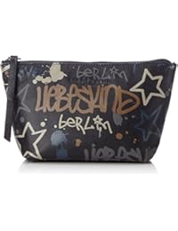 Liebeskind Berlin - Maine Graffi, Organizadores de bolso Mujer, Mehrfarbig (Oil Black Graffiti), 7x12x23 cm (W x H D)