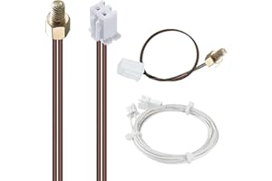 SAPLUSREPRAP 3D Drucker Ender 3 Thermistor: M3 Hex Bolzen Thermistor NTC 100K 3950 Temperatursensor für Ender3 V2 Ender 3 pro Neo hotend Mk8 V6 Volcano