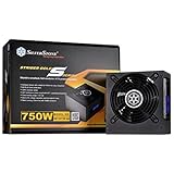 80 PLUS Gold-Zertifizierung SilverStone SST-ST75F-GS v 2.0 - Strider Gold S Serie, 750W 80 Plus Gold ATX flüsterleises PC-Netzteil mit 120 mm-Lüfter, 100% modular