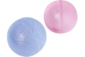 66fit Hand Therapy Balls - Set of 2 - Finger Wrist Arthritis Physio Exerciser