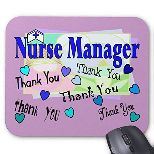 Preisvergleich Produktbild BAOQIN Mauspad,Nurse Manager Thank You Mouse Pad 18 * 22 cm