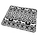 Produktbild Basset Hound Fair Isle Christmas Dog Breed Pattern Black And White Washable Incontinence Pad Baby Changing Pad Pet Mat Large Size 25.5 x 31.5 inch (65x80 cm)