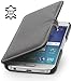Produktbild StilGut Book Type Case mit Clip, Hülle aus Leder für Samsung Galaxy S6, schwarz