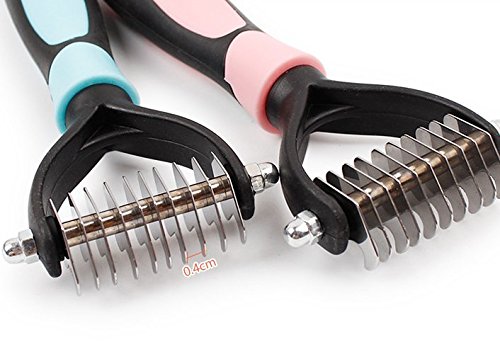 Professional-Pet-Dog-Cat-Grooming-Undercoat-Rake-Comb-Safely-and-Easily-Removes-Undercoat-Knots-90g