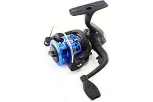 Qiwenr Mulinello Spinning, Bobina da Pesca, Mt Mulinello e Filo, Per Carpa D'acqua Dolce, Mosca e Professionale All'aperto (Azzurro Cielo)