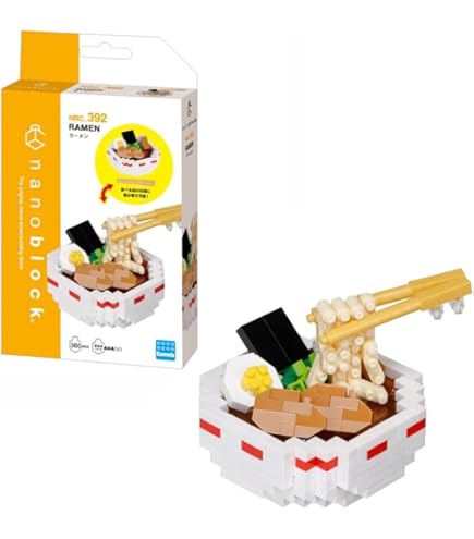 KAWADA Nanoblock Ramen In Miniatura - Set Di Costruzione NBC-229 Per Adulti E Bambini