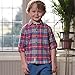 Piccalilly Organic Cotton Multicoloured Boys Hetton Check Shirt 6-12 Months
