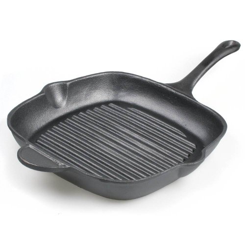 Big BBQ 29 cm Grillpfanne aus Gusseisen *SEASONED*