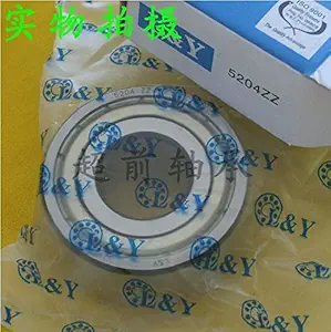 Generic 2 PCS 5204-ZZ Double Row Angular Contact Ball Bearings 3204 ZZ 20mmX47mmX20. 6mm