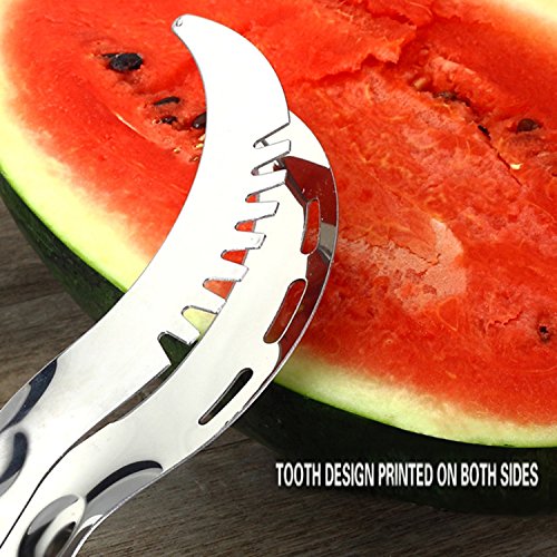 NALATI Wassermelone Obstmesser Melonen Ausstecher Melonenschneider Entkerner – Nützlich und Smart Küchenhelfer - 8