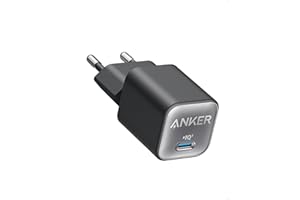 ‎ANKER Ładowarka Anker USB C GaN 30 W, ładowarka 511 (Nano 3), szybka ładowarka PIQ 3.0 PPS, kompatybilna z iPhone 16/15/14 Galaxy, Pixel 4/3, iPad (bez kabla do ładowania)
