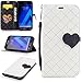 Produktbild Galaxy A5 2017 Hülle,Qimmortal® für Samsung Galaxy A5 2017 Premium Elegantes Intelligentes PU Leder Flip Magnetische Schließung Brieftasche innen Geldbörse Standplatz Folio Buch Stil Mit Kreditkarten Steckplätze Gehäuse Abdeckung Haut Schale Fashion Exquisites Muster Für Samsung Galaxy A5 2017 + 1 x Displayschutzfolie