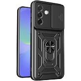Coverzone Samsung Galaxy A57 İle Uyumlu PhoenixShield S&uuml;rg&uuml;l&uuml; Sistem Kamera Korumalı Kapak Tam Koruma Manyetik Vega Kapak Siy