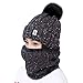 Produktbild Fletion Frauen Mädchen Warme Beanie Strickmütze Hut Schal Set Damen Winter Halswärmer Schals Stricken Hut Set